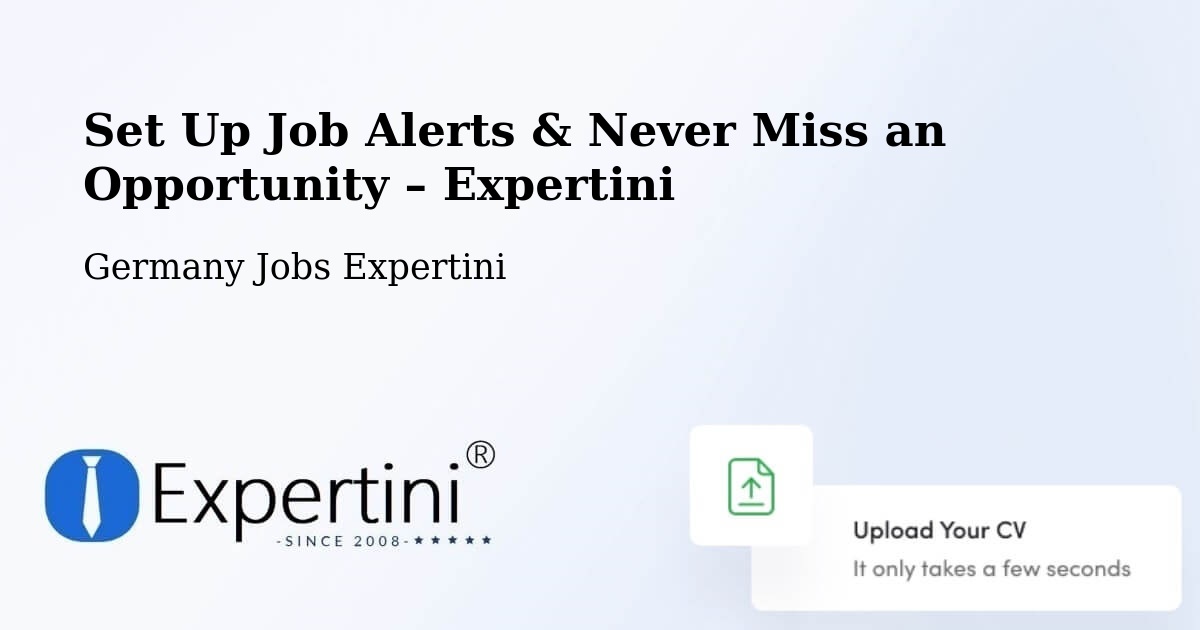 Job Alerts Guide – Get Notified About New Jobs in Bolanden - Bolanden, Germany Jobs Expertini